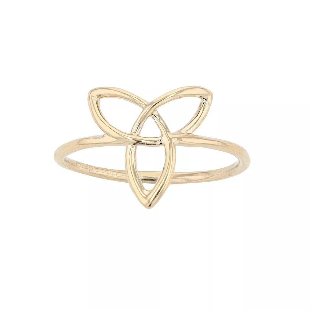 Au Naturale 14k Gold Celtic Knot Ring, Women's, Size: 5 Product Image
