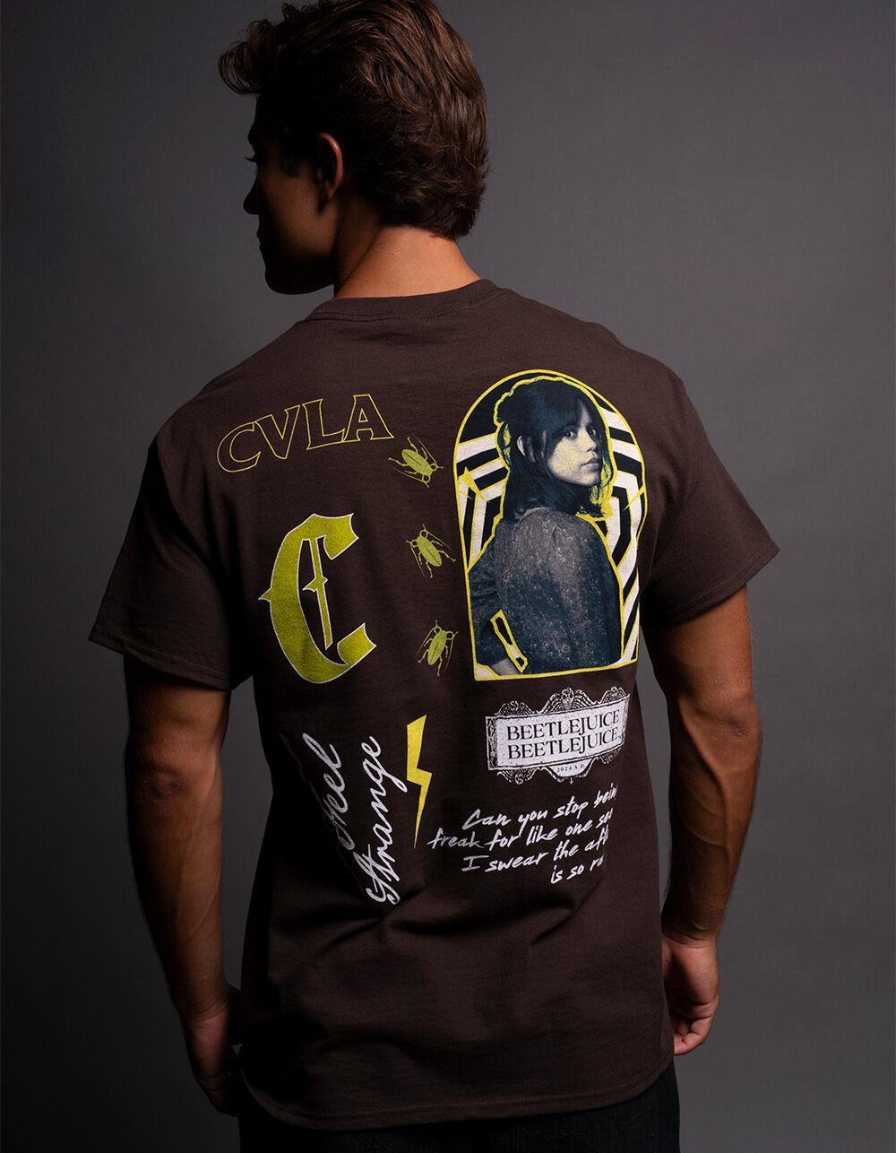 CVLA x Beetlejuice Astrid Mens Tee - BROWN Product Image