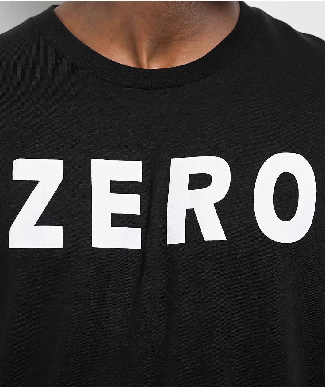 Zero Army Black T-Shirt Product Image