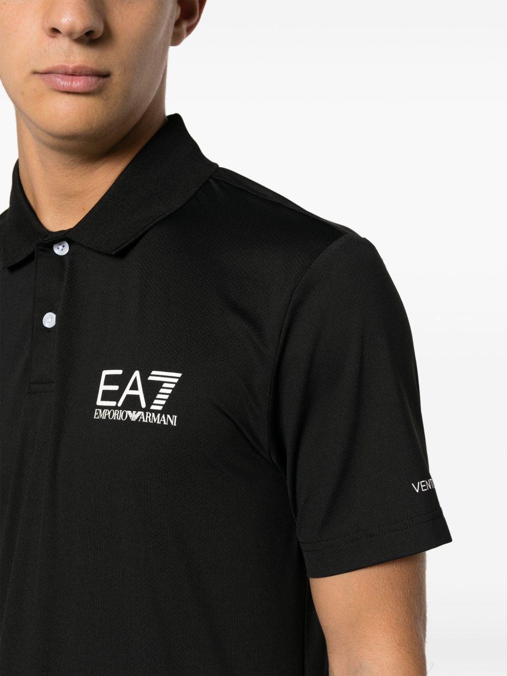 logo-print polo shirt Product Image