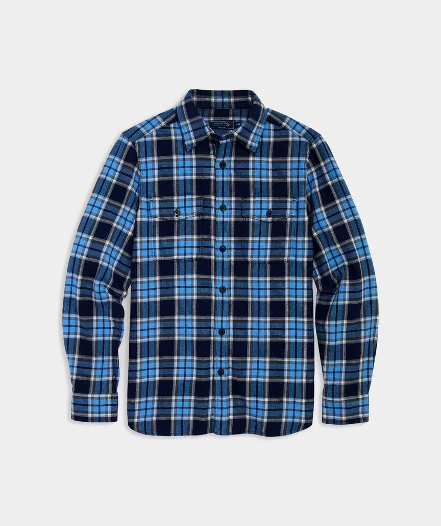 Cutwater Plaid Twill Utility Shirt Product Image
