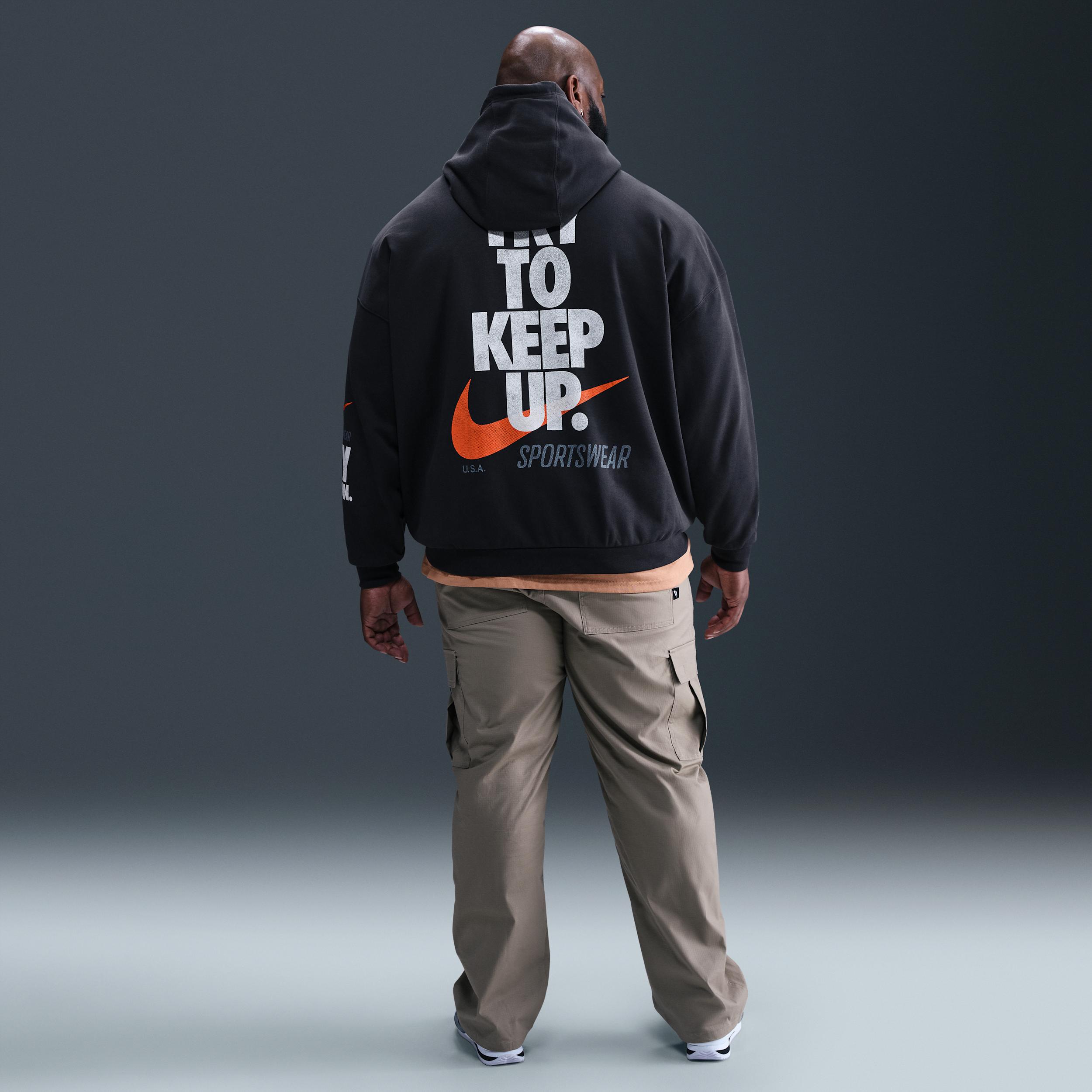 Nike Men's Club Oversized French Terry Pullover Hoodie Product Image