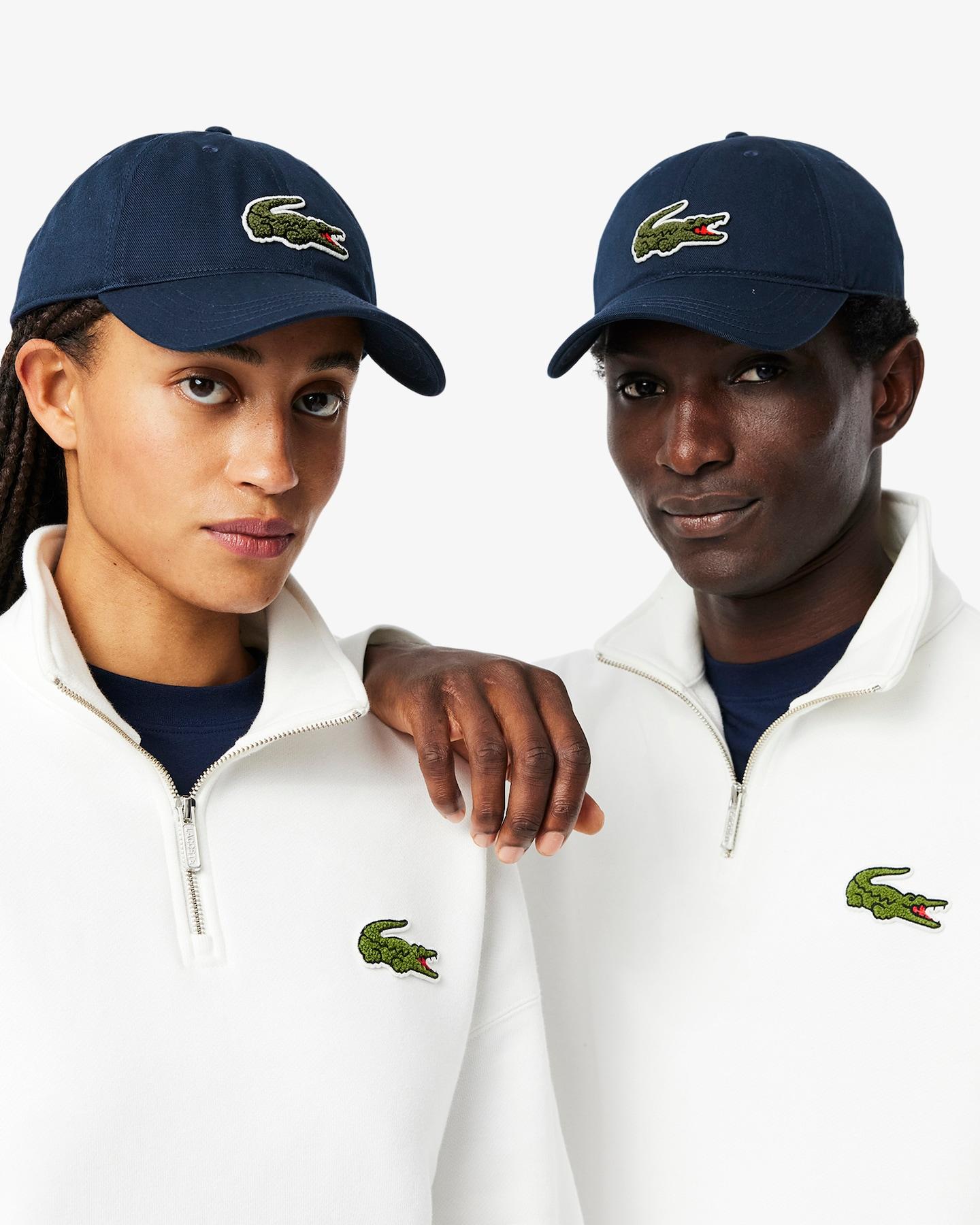 Crocodile Badge Cotton Twill Cap Product Image
