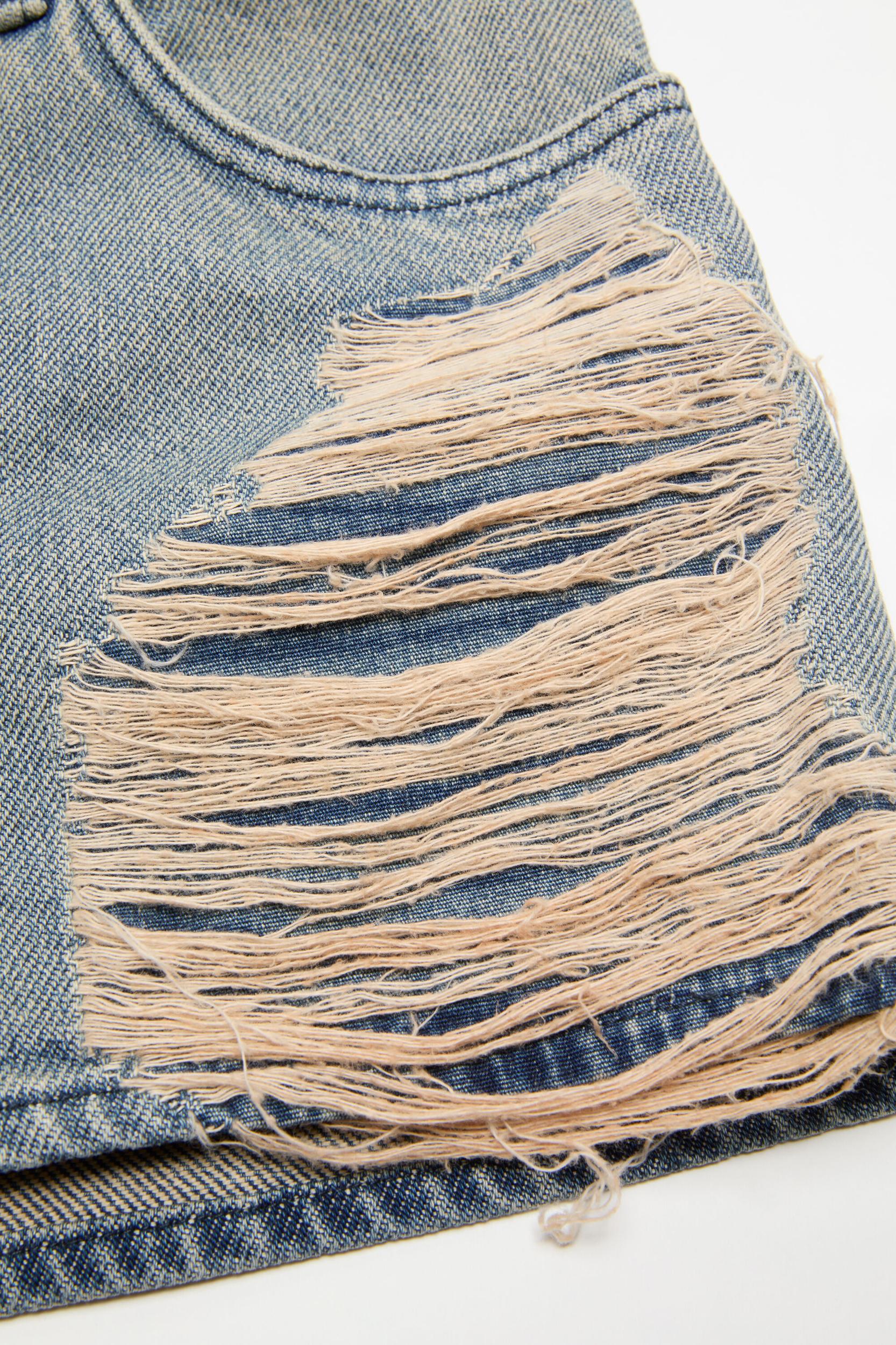 Denim mini skirt Product Image