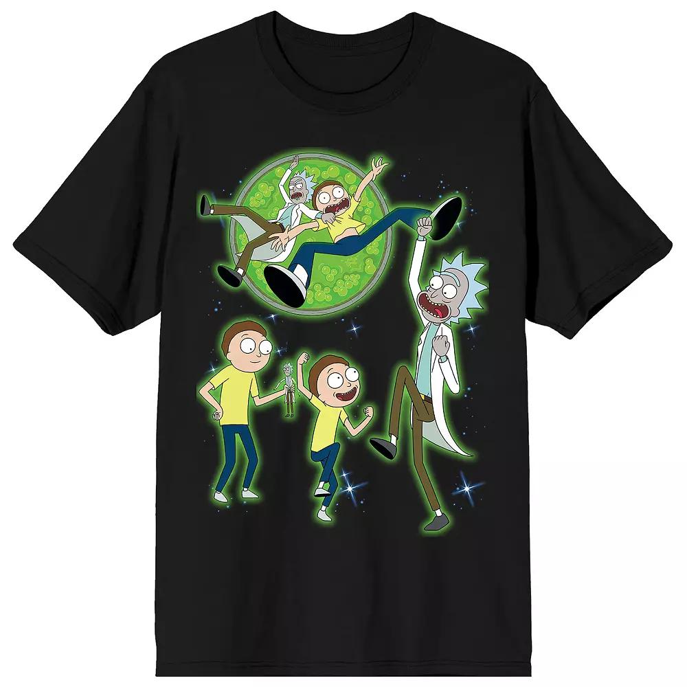 Men's Rick & Morty Portal Lasso Graphic Tee,  Product Image