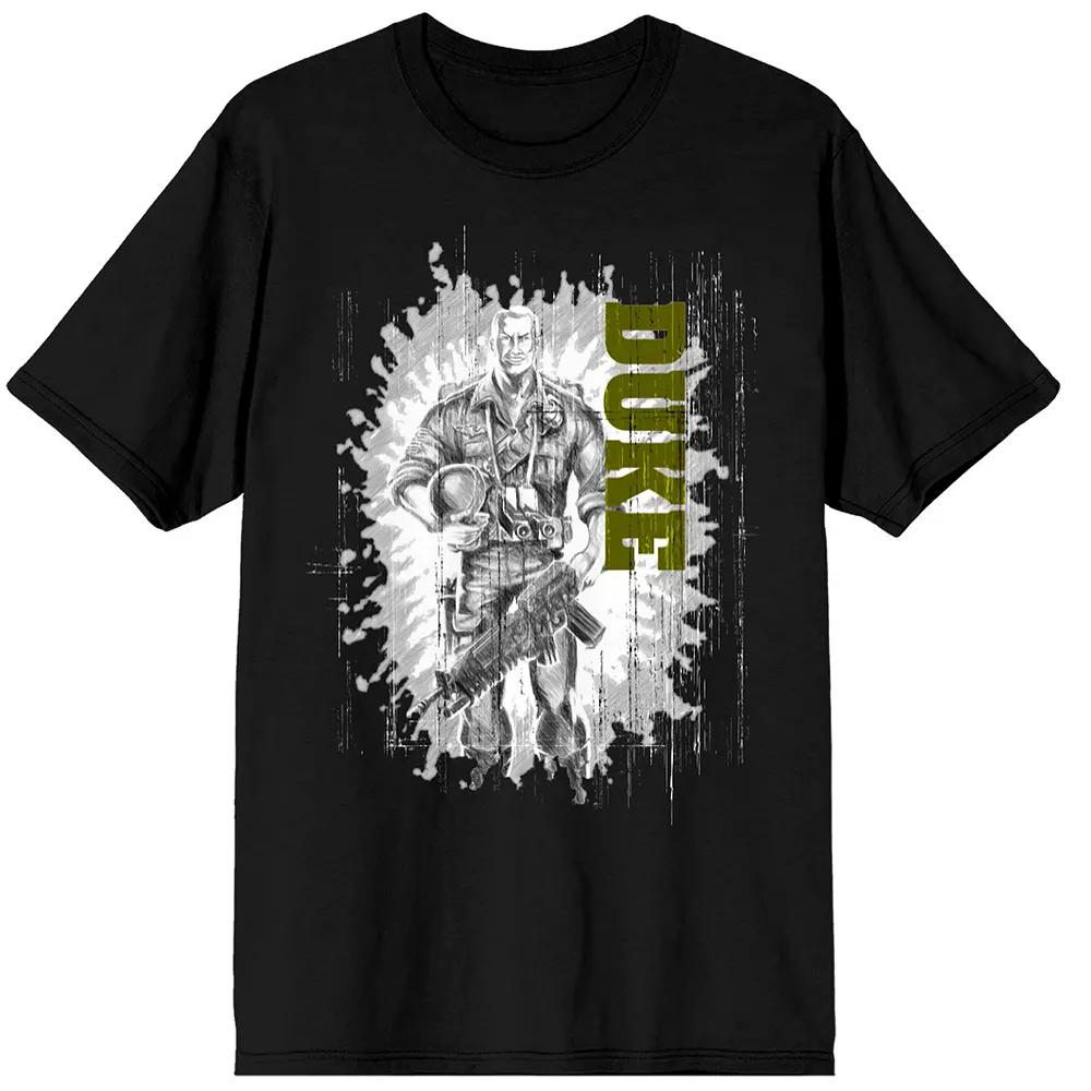 Men's G.I. Joe Duke Graphic Tee, Size: Small, Black Product Image