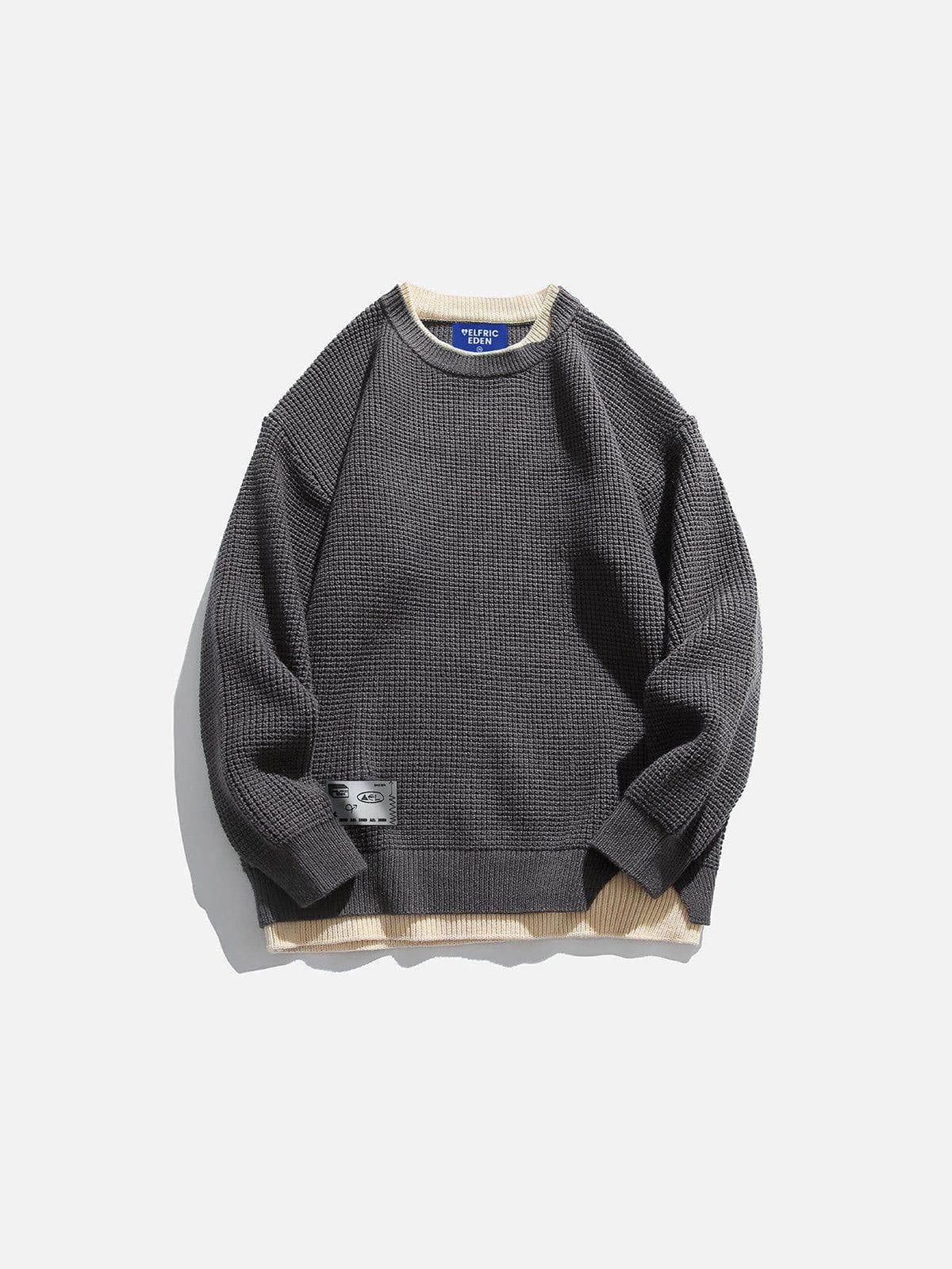 Aelfric Eden Waffle Layered Sweater Product Image