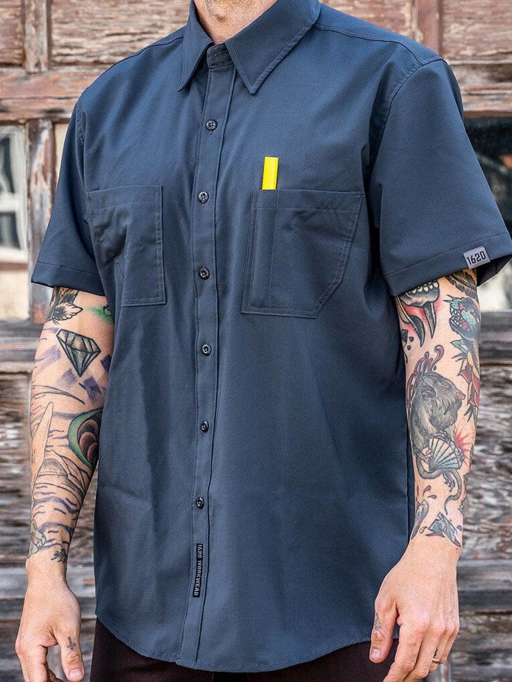 Made in L.A. Jersey Full-Placket Polo Product Image