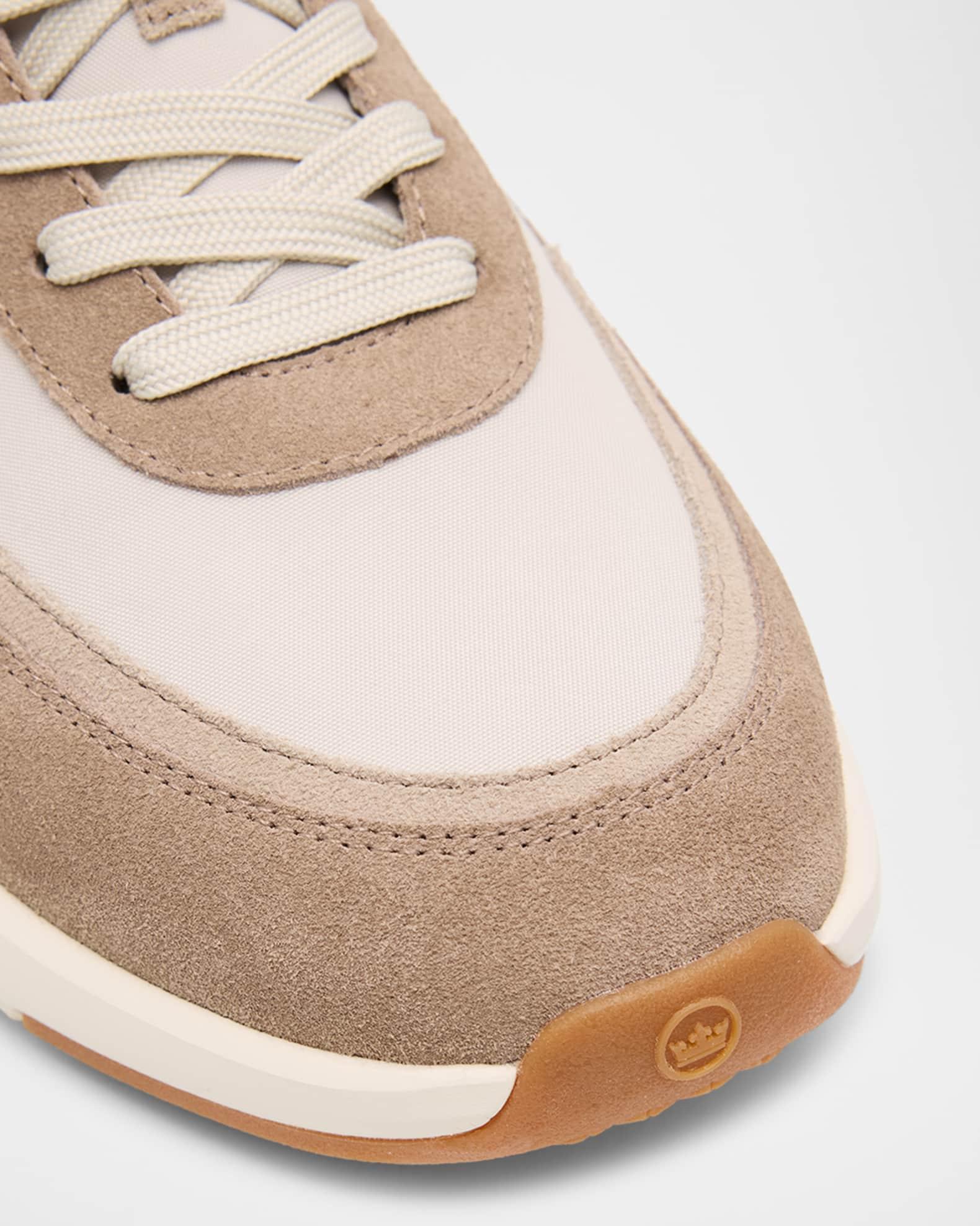 Men's Journeyman Nylon and Suede Low-Top Sneakers Product Image