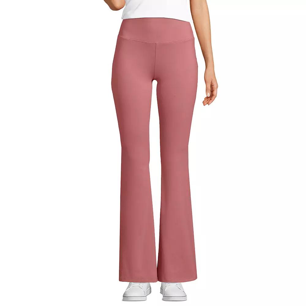 Women's Lands' End Active High Impact High-Rise Slim Flare Pants,  Product Image