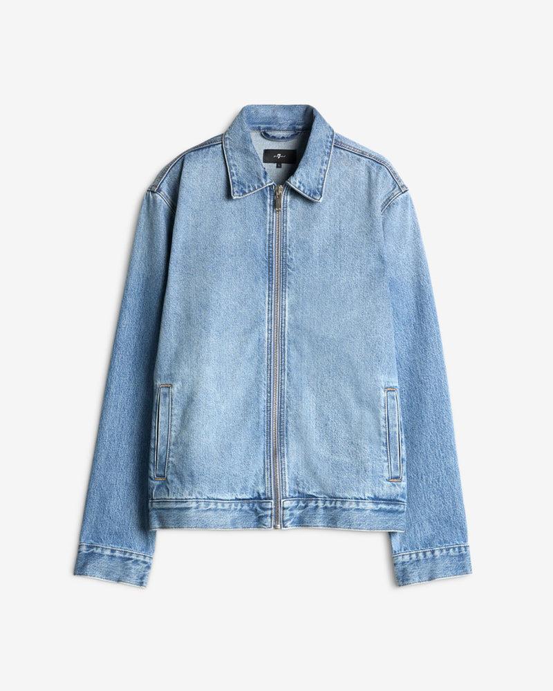 Denim Harrington Jacket Product Image