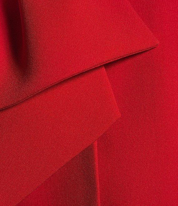 Preston & York Angie Crepe Crew Neck Sleeveless Back Split Hem Column Sheath Coordinating Dress Product Image