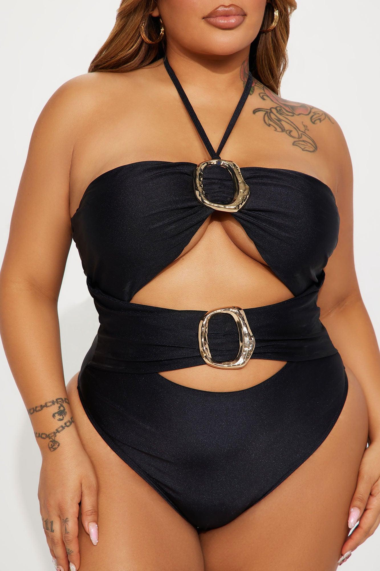 Maryam 1 Piece Swimsuit - Black Product Image