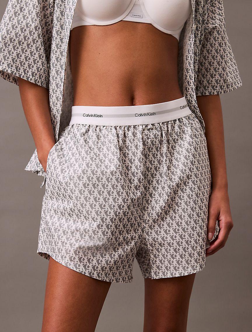 Cotton Poplin Lounge Shorts Product Image