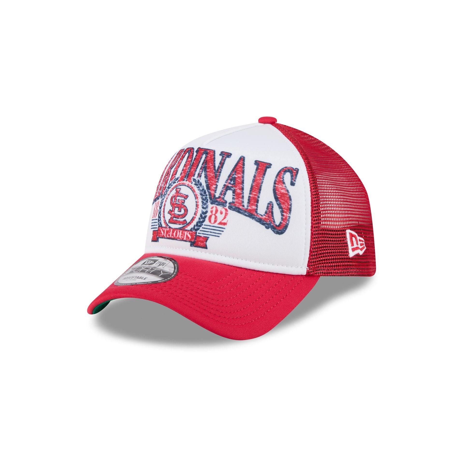 St. Louis Cardinals Distressed 9FORTY A-Frame Trucker Hat Male Product Image