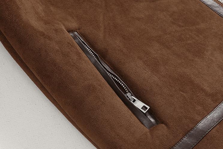 RT No. 6346 SUEDE FLEECE STAND COLLAR JK Product Image