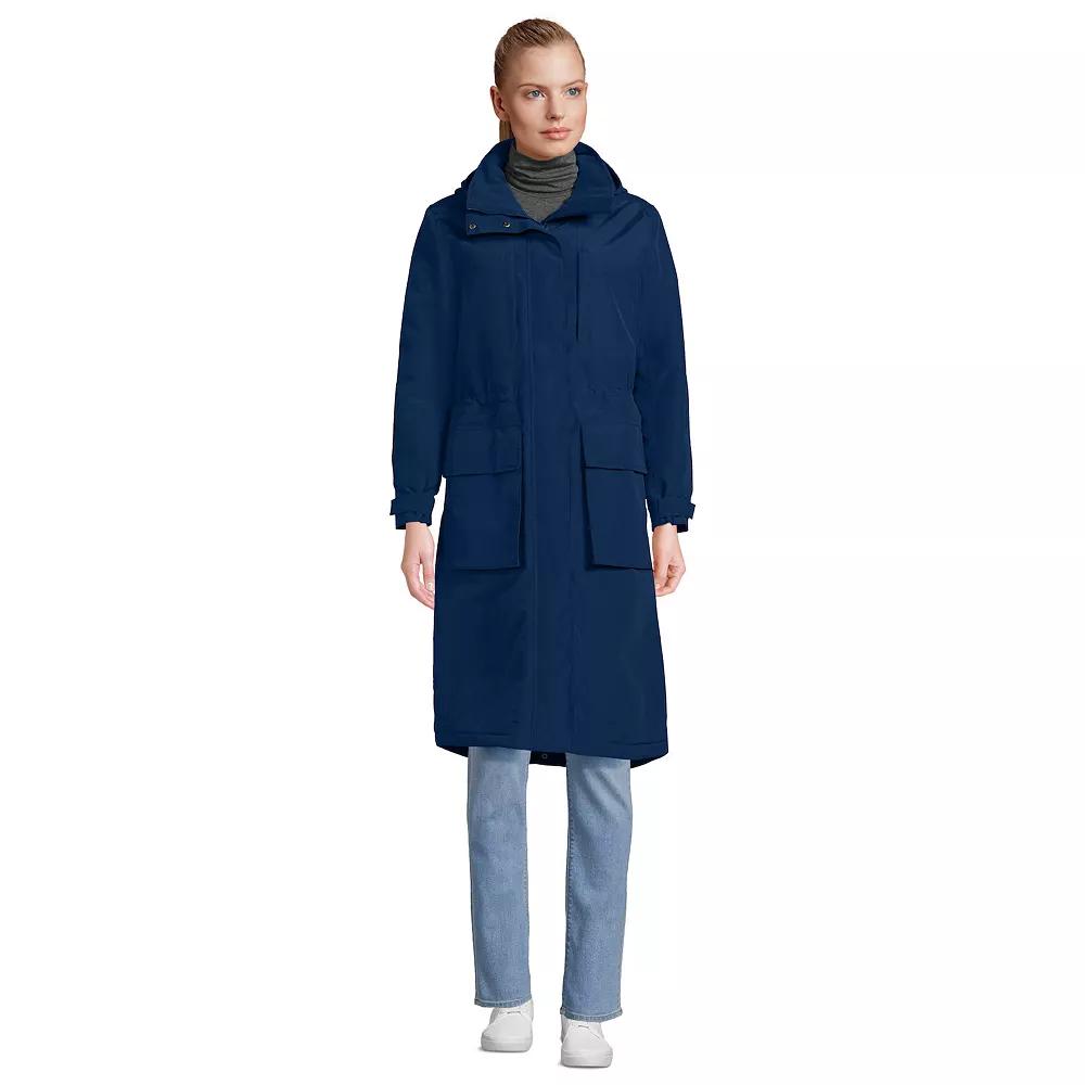 Women's Lands' End Squall Waterproof Insulated Winter Stadium Maxi Coat,  Product Image