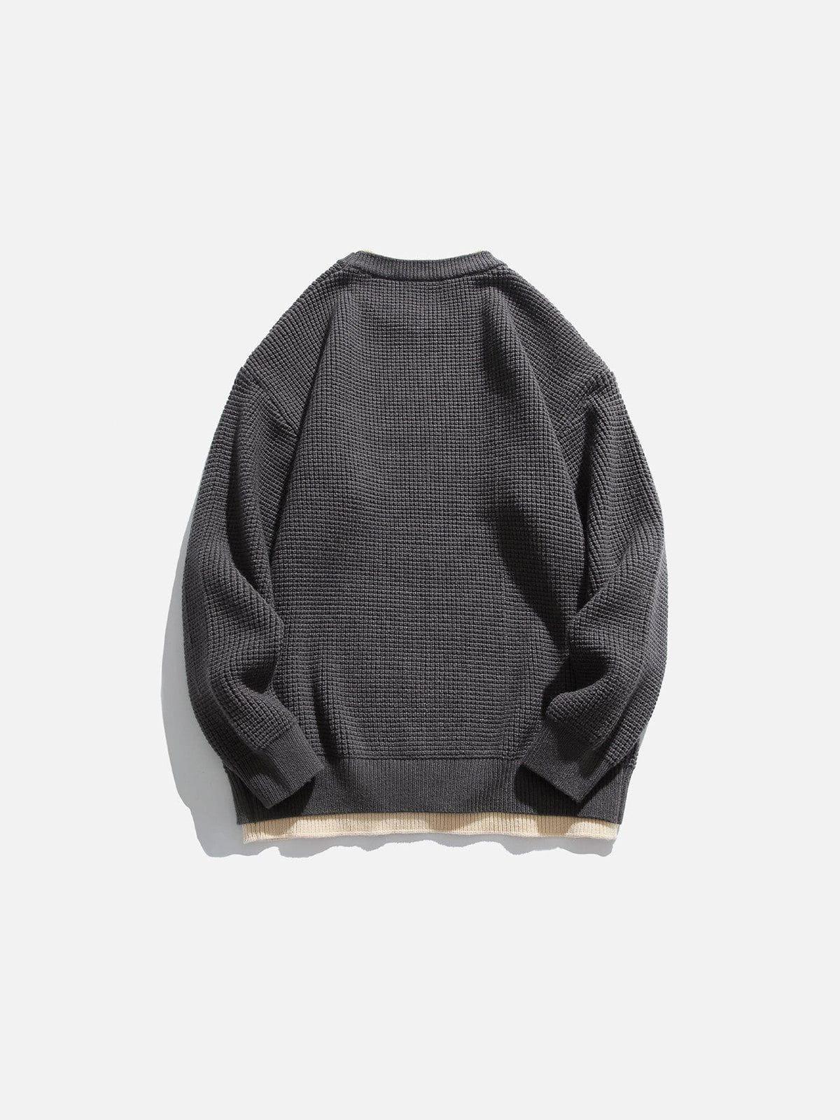 Aelfric Eden Waffle Layered Sweater Product Image
