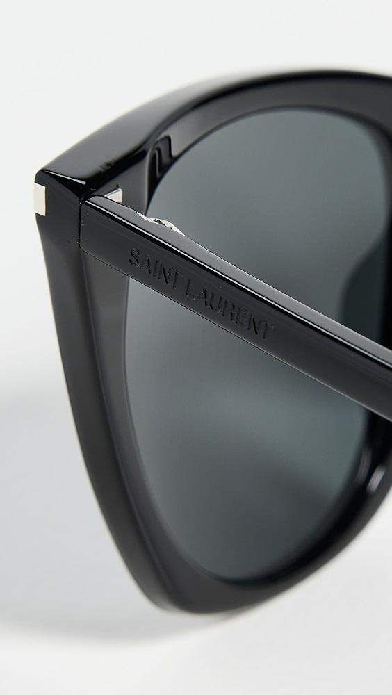 Saint Laurent Kate Thin Sunglasses | Shopbop Product Image