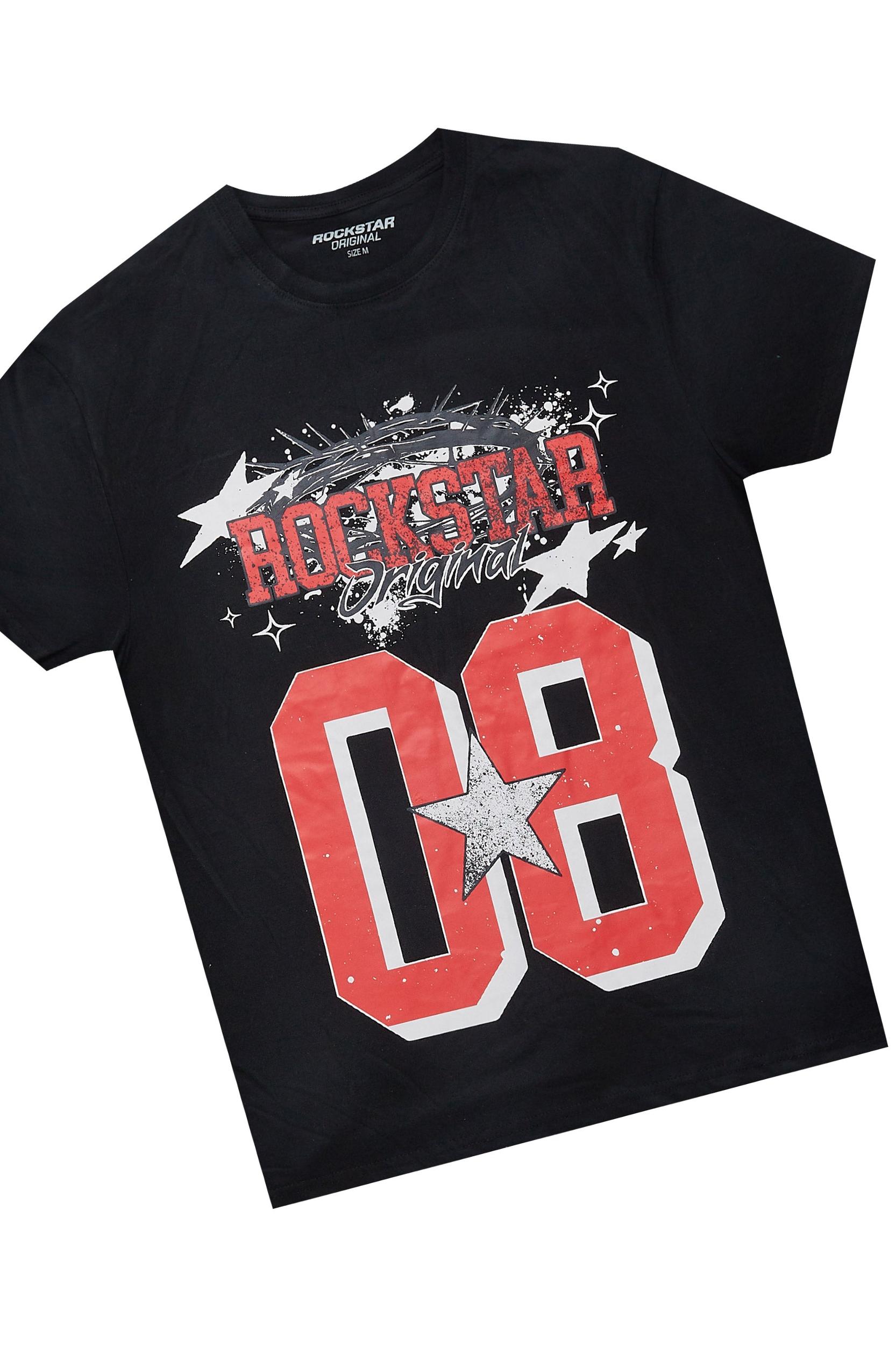 Carolina Black T-Shirt Short Set Female Product Image