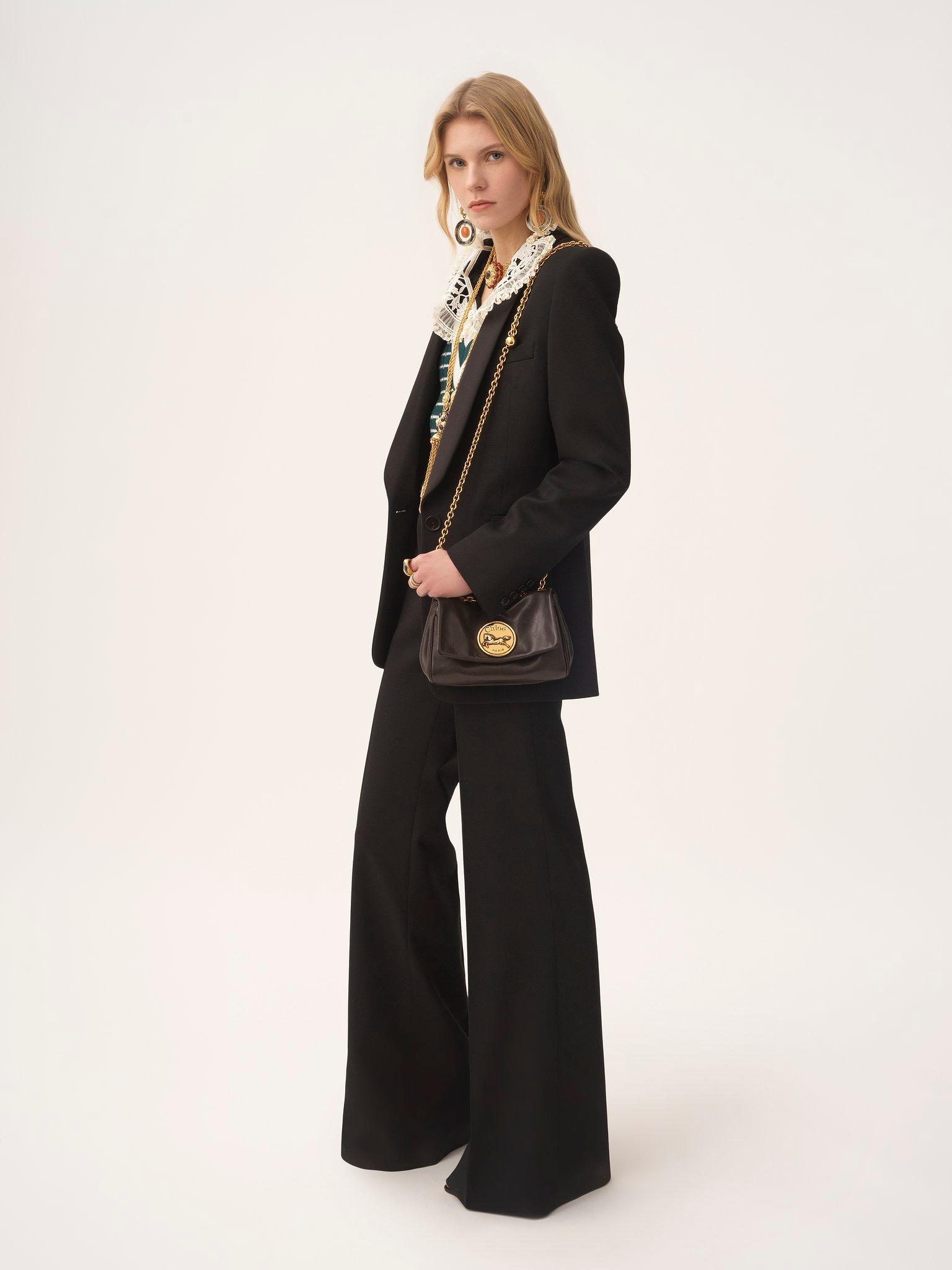 Small Chloé Heritage shoulder bag in grained leather Product Image