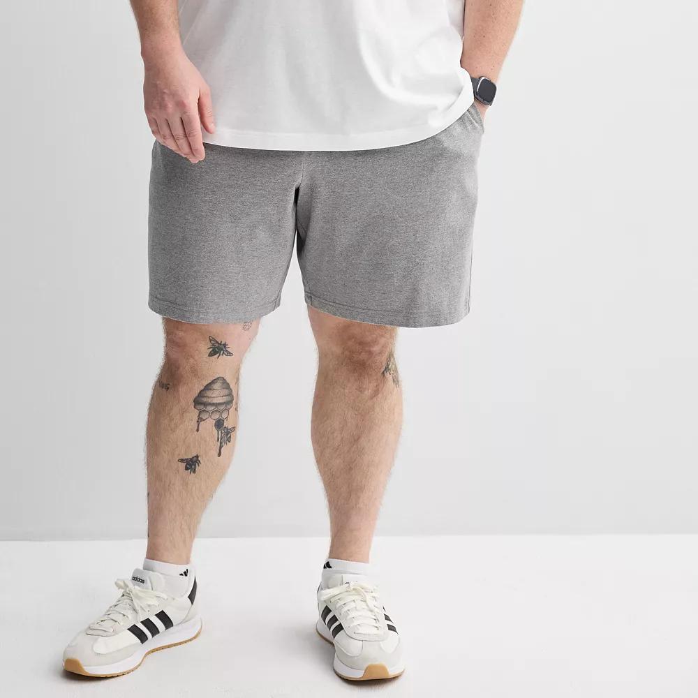 Big & Tall Tek Gear® Essential Gear Jersey Shorts, Men's, Size: XXL Tall, Medium Gray Grey Product Image