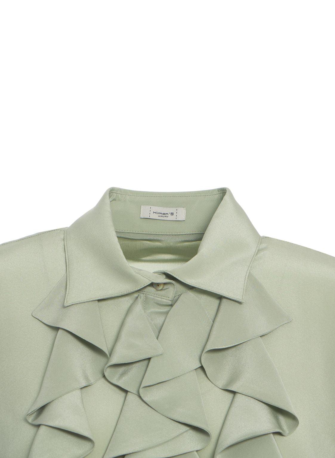 Blouse with ruffle details Product Image
