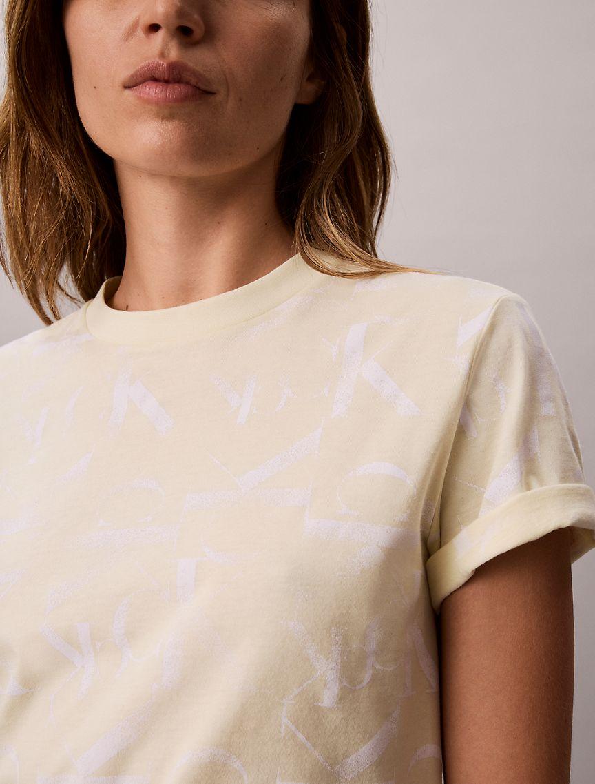 Allover Faded Monogram Classic T-Shirt Product Image