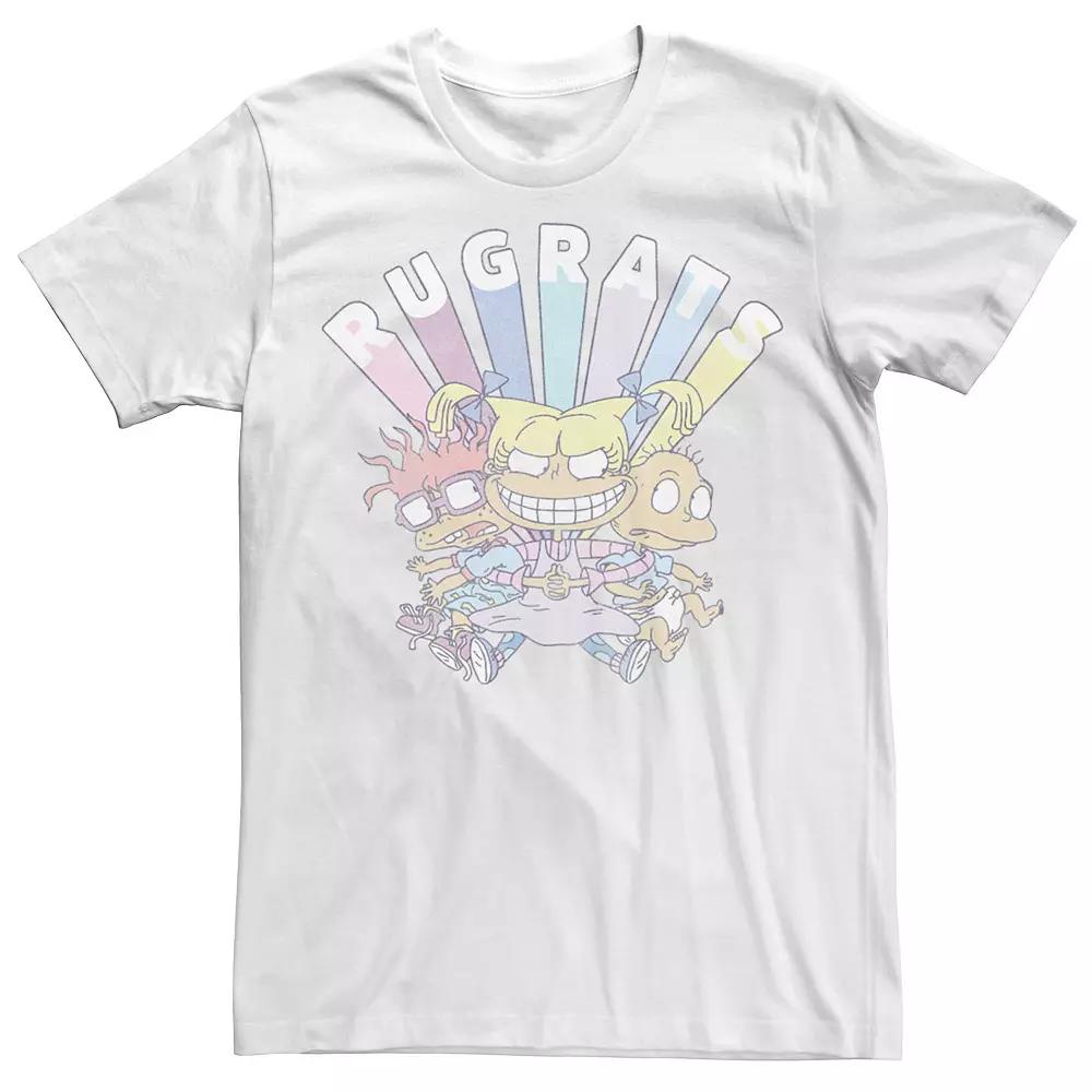 Men's RugRats Group Shot Faded Logo Tee, Boy's,  Product Image