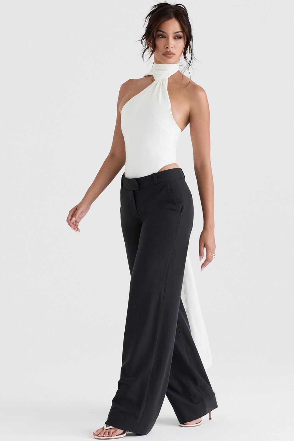 Cameron  grey loose fit trousers Product Image