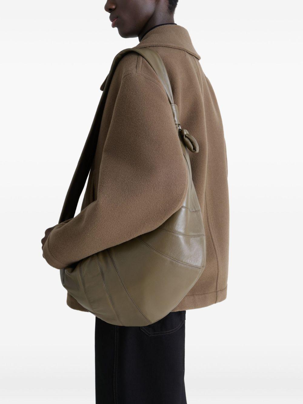 large Croissant panelled shoulder bag Product Image