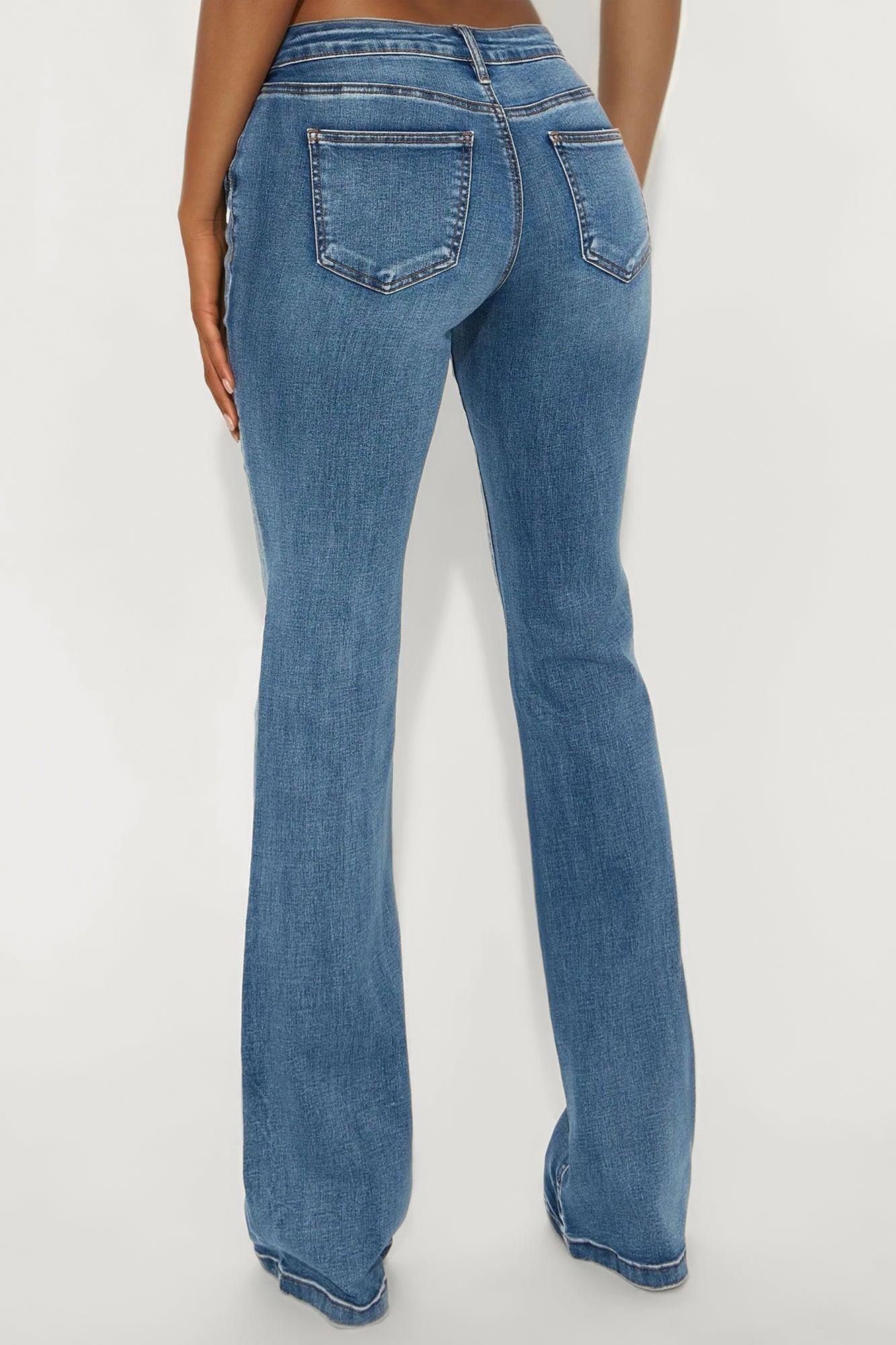 Tall Can't Compete Low Rise Stretch Bootcut Jean - Medium Wash Female Product Image