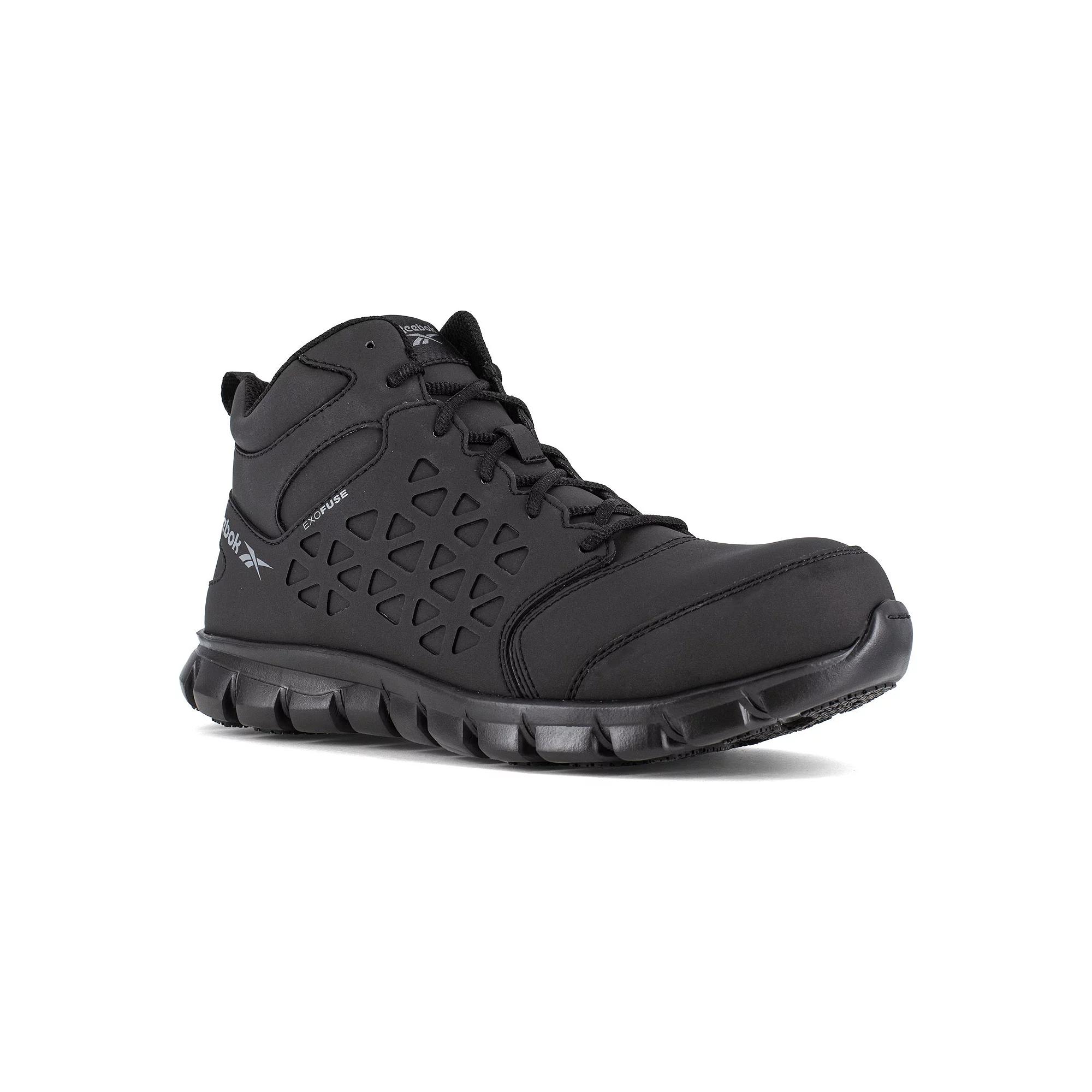 Reebok Exofuse Sublite Cushion Work Men's Composite-Toe Ankle Boots,  Product Image