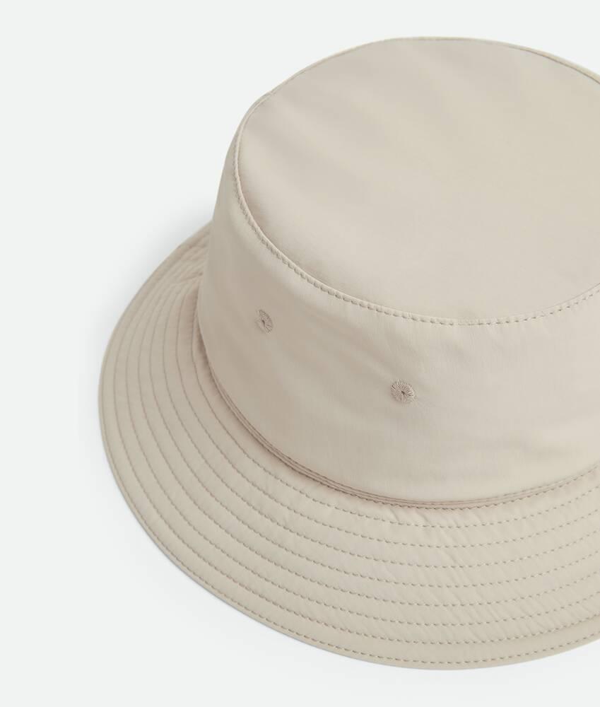 Men's Tech Nylon Bucket Hat in Grey putty Product Image