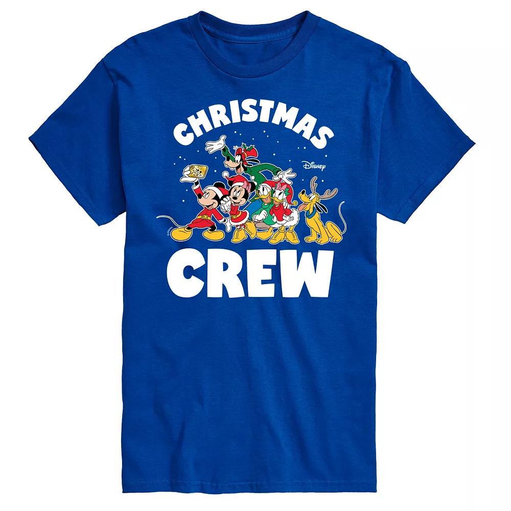 Disney's Mickey Mouse & Friends Men's Christmas Crew Graphic Tee,  Product Image