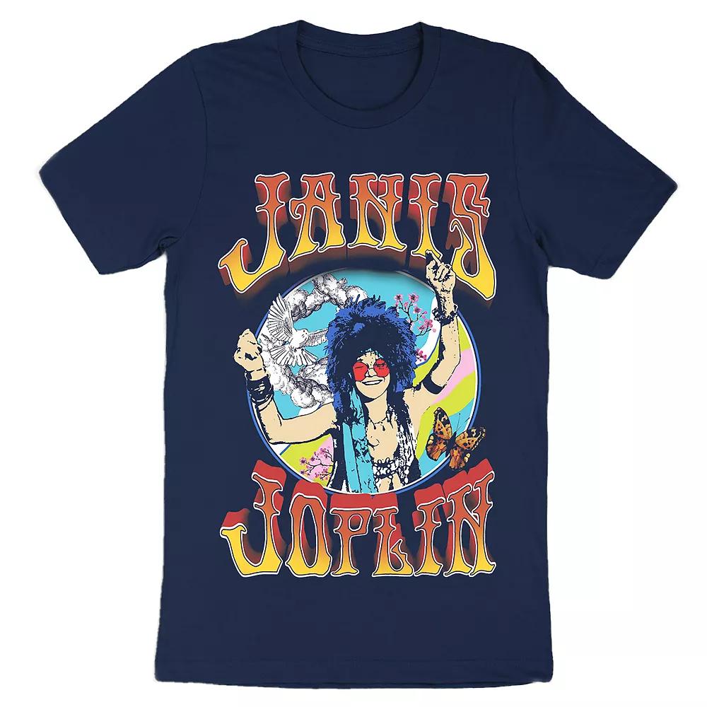 Men's Gypsy Janis Joplin Tee, Size: Medium, Blue Product Image