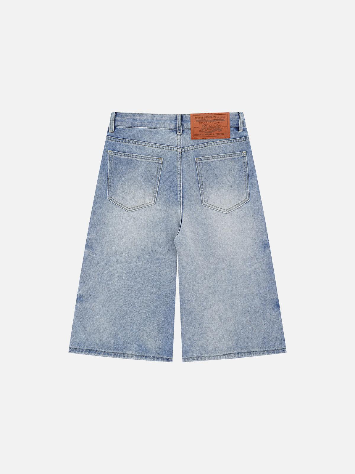 Aelfric Eden Street Washed Graphic Longline Jorts Product Image