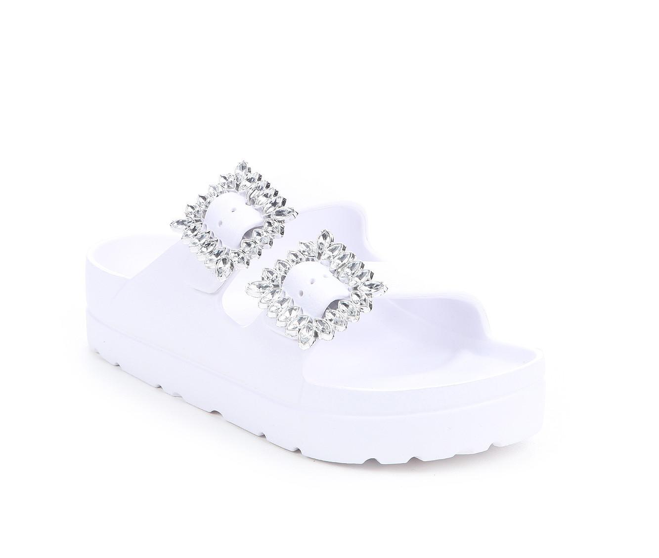 Women's MIA Kiana Rhinestone Platform Sandals Product Image