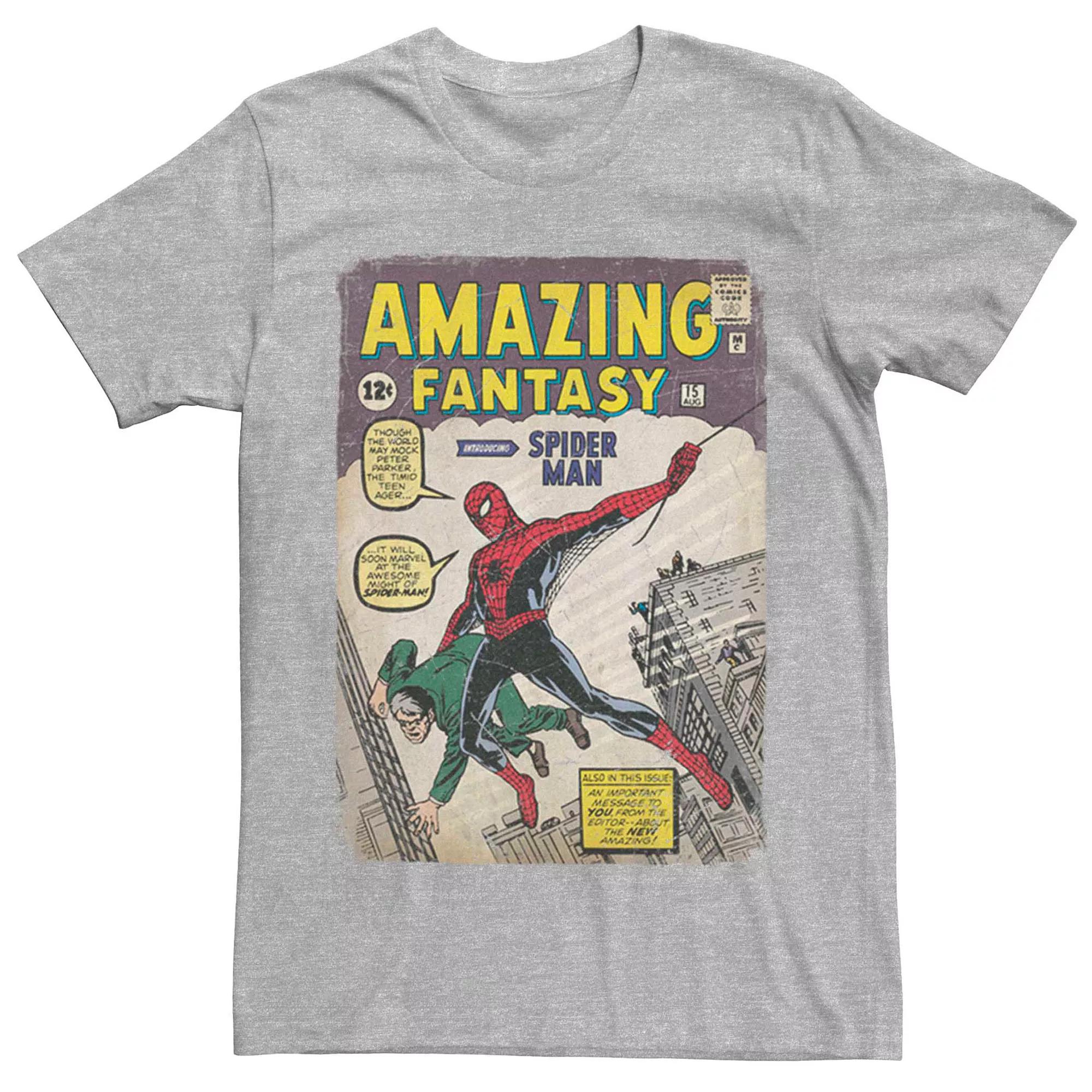 Men's Marvel's Spider-Man First Comic Cover Tee,  Product Image