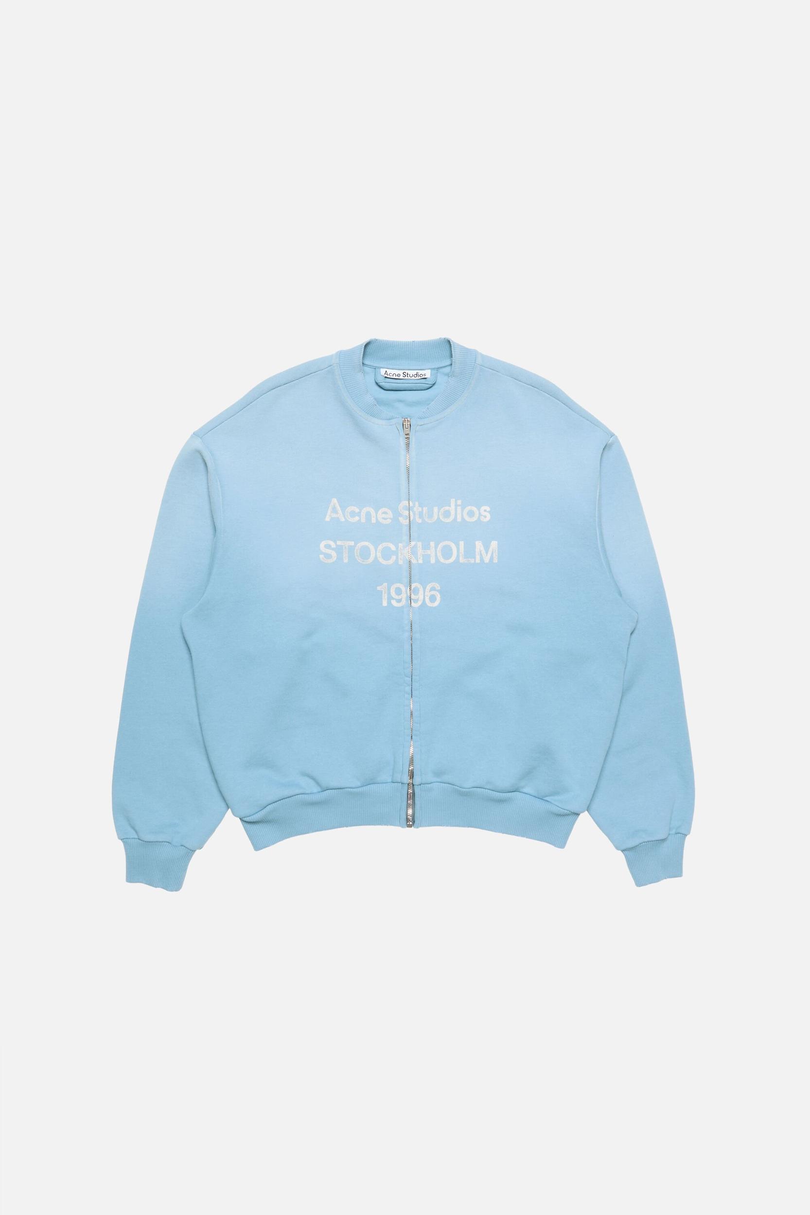 Washed zip-up cardigan Product Image