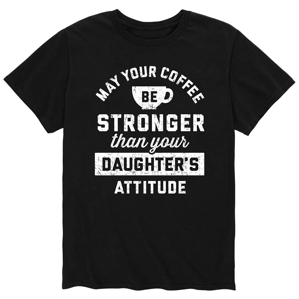 Men's Coffee Stronger Than Attitude Tee,  Product Image