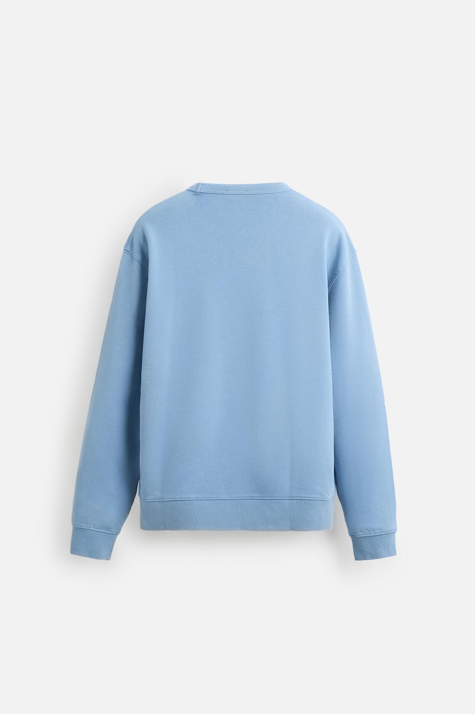 WASHED CREW NECK SWEATSHIRT Product Image