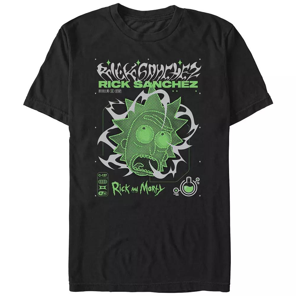 Men's Rick And Morty Rick Sanchez Poster Graphic Tee,  Product Image