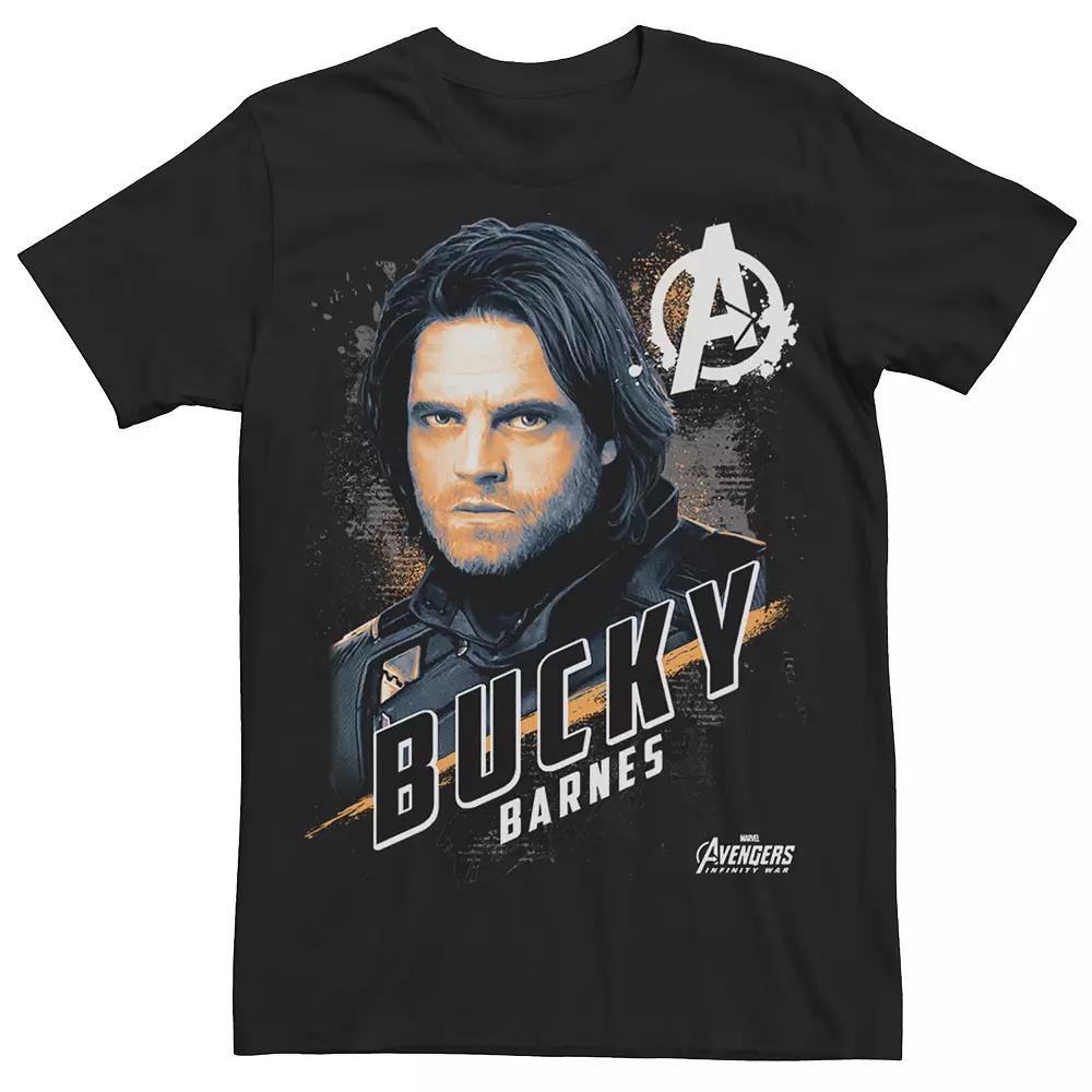 Men's Avengers Infinity War Winter Bucky Solo Tee,  Product Image