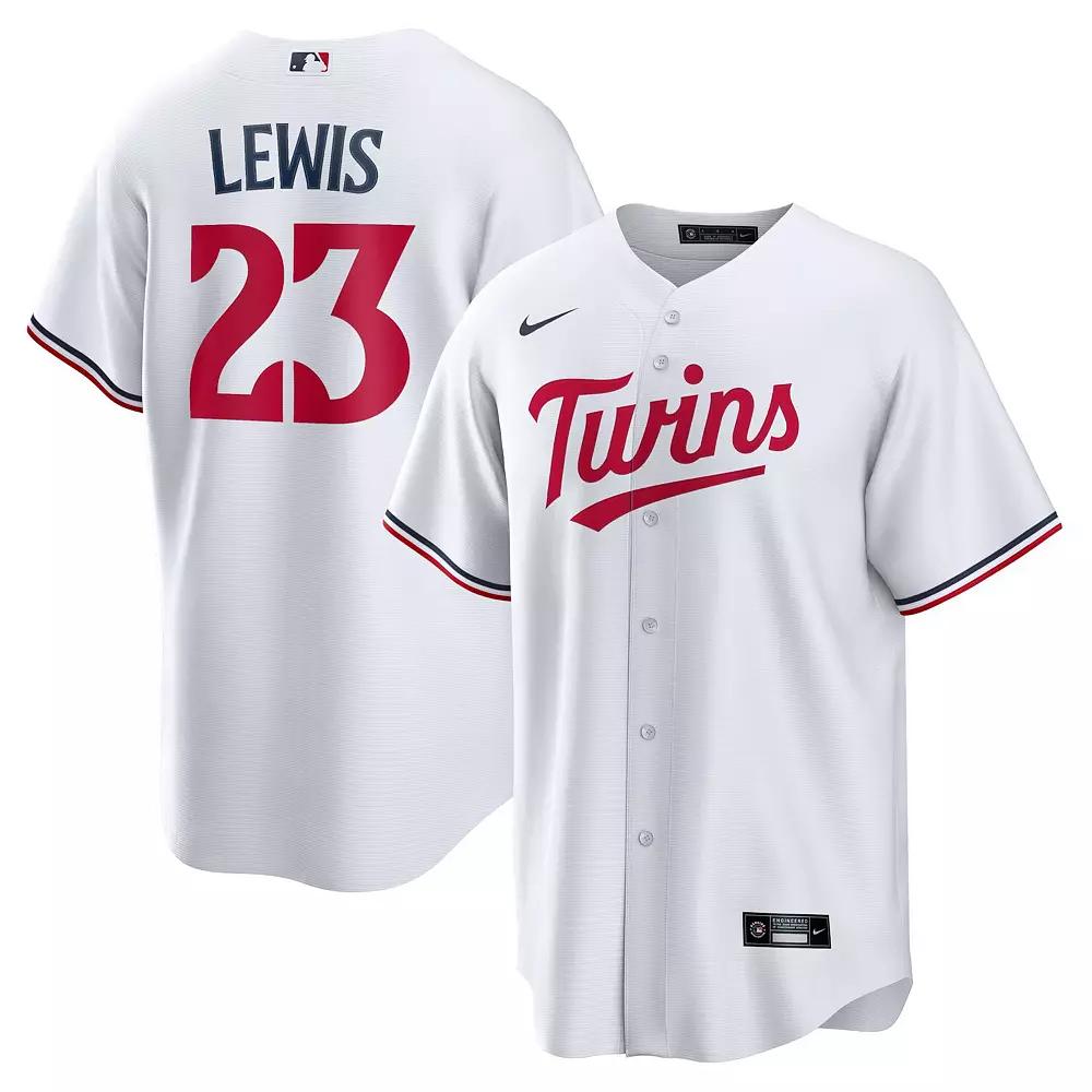 Men's Nike Royce Lewis White Minnesota Twins Replica Player Jersey,  Product Image