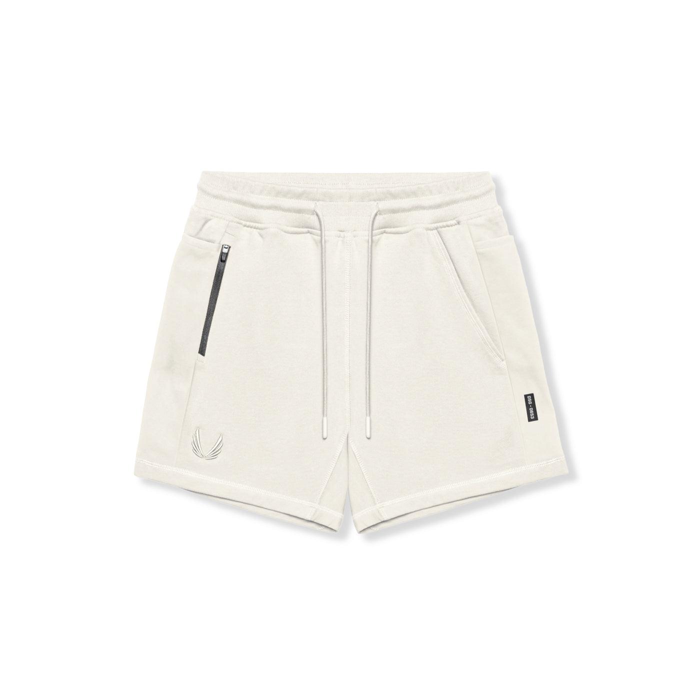 0867. Tech-Terry™ Sidelock Sweat Short - Ivory Cream Male Product Image