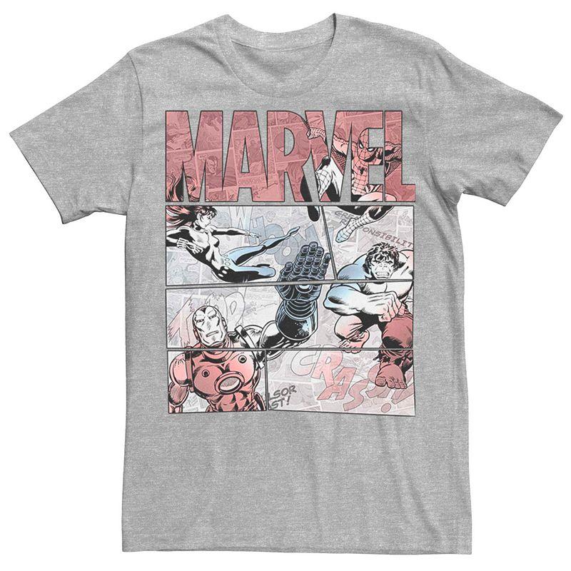 Men's Marvel Comics Hero Panels Fill Tee,  Product Image