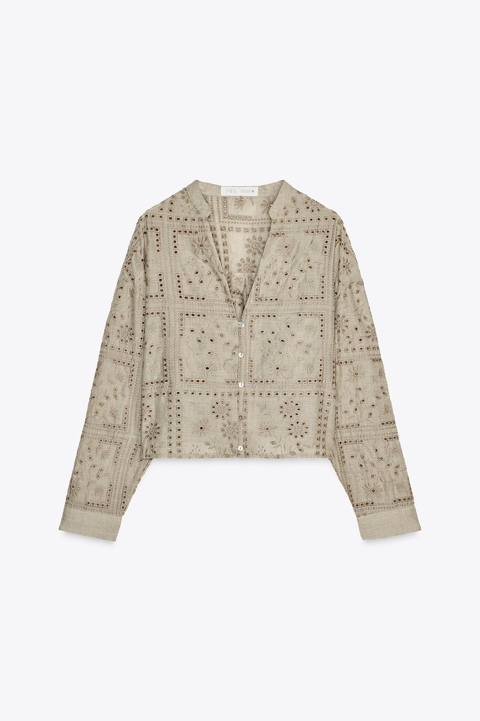 OPENWORK EMBROIDERY SHIRT Product Image