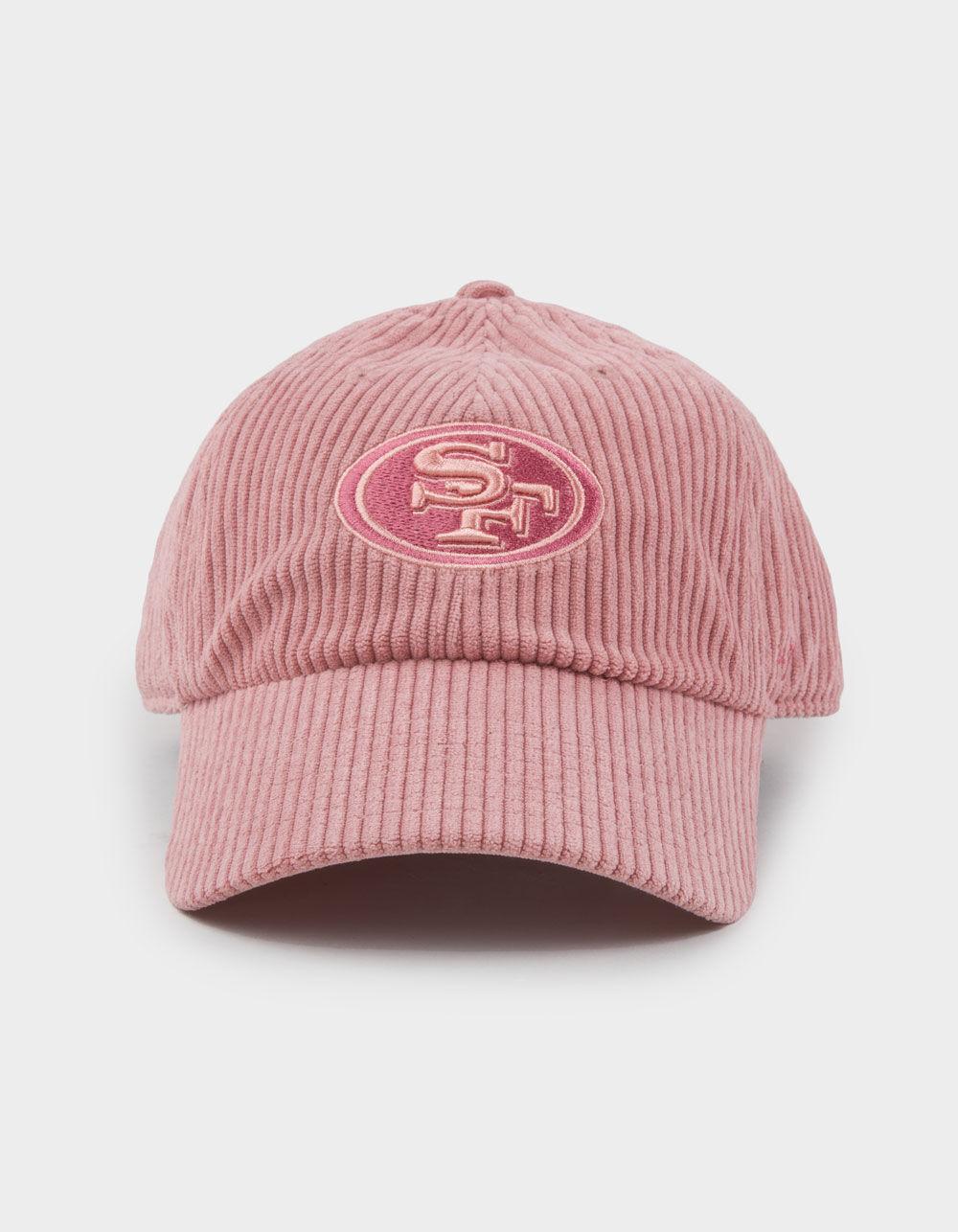 47 BRAND San Francisco 49ers Mellow '47 Clean Up Womens Strapback Hat - PINK Product Image