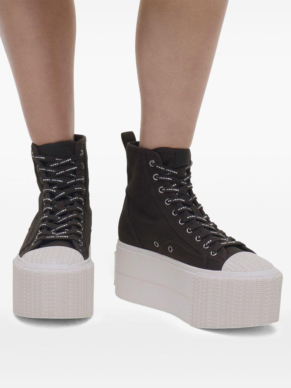 75mm platform canvas sneakers Product Image